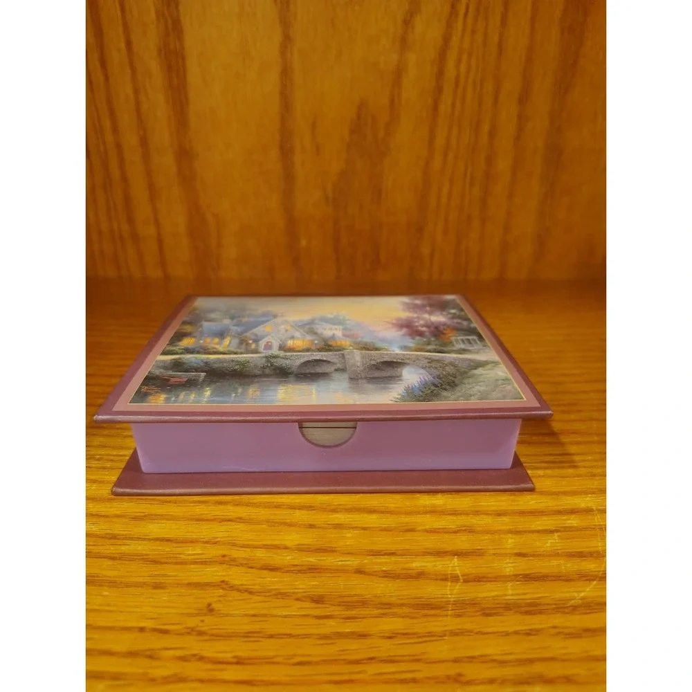 Thomas Kinkade Lamplight Manor Notes Box, Includes 200 Sheets, 2002, #2687